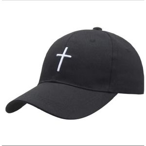 Embroidered CROSS Christian Church Religion Cotton Baseball